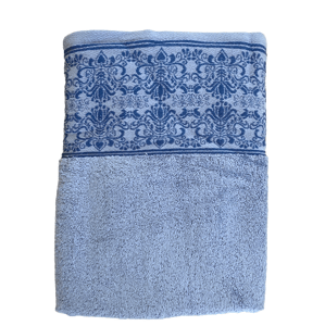 Top textil Osuška Folklor 70x120 cm Barva: modrá