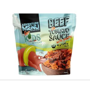 Dětské hlavní jídlo Adventure menu Hovězí v rajské omáčce s těstovinami