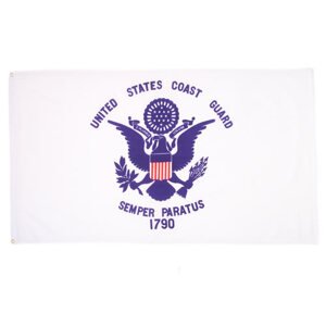 ROTHCO Vlajka pobřežní stráže U.S. COAST GUARD 1790 BÍLÁ