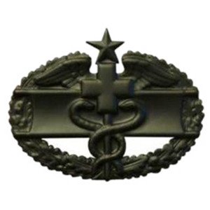 Armáda U.S. Odznak US COMBAT MEDICAL 2nd AWARD ČERNÝ Barva: Černá