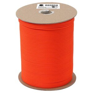 ROTHCO Šňůra PARACORD nylon 550LB na cívce 300m 4mm ORANŽOVÁ Barva: Oranžová