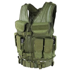 CONDOR OUTDOOR Vesta taktická ELITE TACTICAL - ZELENÁ Barva: Zelená