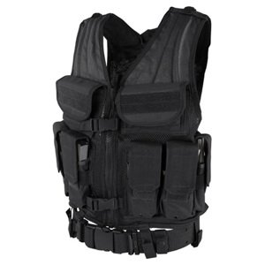 CONDOR OUTDOOR Vesta taktická ELITE TACTICAL - ČERNÁ Barva: Černá