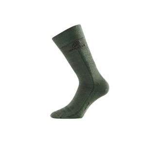 Lasting WLS 620 zelená vlněná ponožka Velikost: (38-41) M ponožky