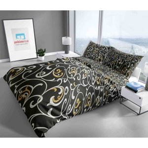 Top textil Bavlněné povlečení Černý orient