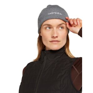 Unisex merino čepice ICEBREAKER U All Day Toque Beanie, Gritstone Heather velikost: OS (UNI)