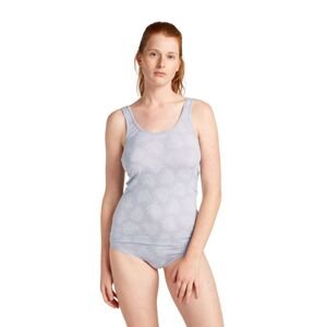 ICEBREAKER W 150 Siren Tank Fresh Ferns AOP, Grey Quartz/Snow/Aop velikost: M