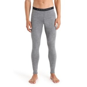 Pánské spodky ICEBREAKER Mens 200 Oasis Leggings, Gritstone Heather velikost: XS