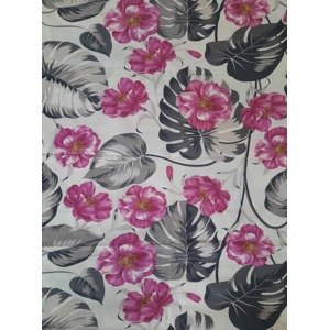 Top textil Bavlněné povlečení List Šedý - II. jakost