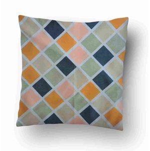 Top textil Povlak na polštářek Čtverce vícebarevné 40x40 cm (36) - II. jakost