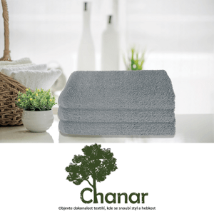 Top textil Osuška Ekonom 70x130 cm světle šedá - II. jakost