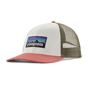 PATAGONIA P-6 Logo LoPro Trucker Hat, Birch White velikost: OS (UNI)