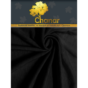 Chanar s.r.o Prostěradlo Jersey Top 220x200 cm černá