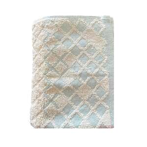 Top textil Dětský ručník Káro 40x60 cm modrá-krém