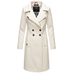 Dámský zimní kabát Wooly Navahoo - OFF WHITE Velikost: L