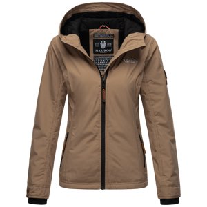 Dámská outdoorová bunda s kapucí Brombeere Marikoo - TAUPE Velikost: XS