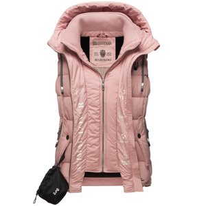 Dámská vesta s kapucí Taisaa Marikoo - POWDER ROSE Velikost: XXL