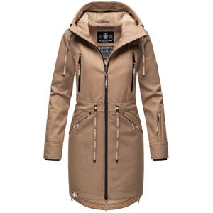 Dámská nepromokavá bunda Softshell Racquellee Marikoo - TAUPE GREY Velikost: XL