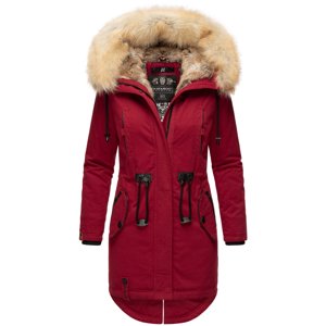 Dámská zimní dlouhá bunda Bombii Navahoo - BLOOD RED Velikost: L