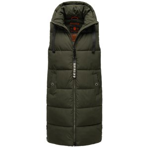 Dlouhá vesta Schnuffelchen Navahoo - DARK OLIVE Velikost: XL