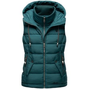 Dámská vesta s kapucí Taisaa Marikoo - OCEAN GREEN Velikost: 3XL