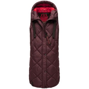 Dámská dlouhá vesta Schnuckel Navahoo - WINE Velikost: XL