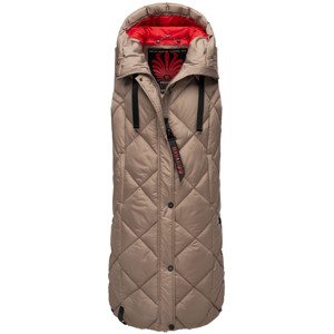 Dámská dlouhá vesta Schnuckel Navahoo - DARK TAUPE Velikost: XL