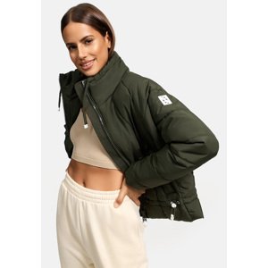 Marikoo Dámská zimní lehká bunda Luftzauber Navahoo - DARK-OLIVE Barva: Zelená, Velikost: XL