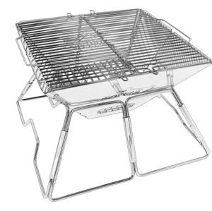 AceCamp Gril na dřevěné uhlí – classic large