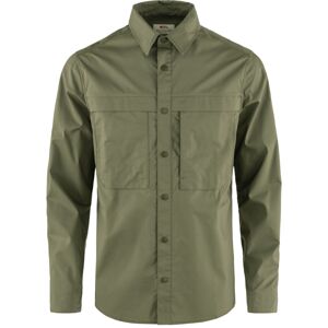 FJÄLLRÄVEN Abisko Trail Shirt LS M, Green (vzorek) velikost: M