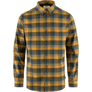FJÄLLRÄVEN Lappland Stretch Flannel Shirt M, Laurel Green-Mountain Blue (vzorek) velikost: M