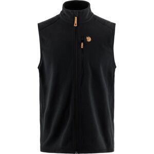 FJÄLLRÄVEN Övik Lite Fleece Vest M, Black (vzorek) velikost: M