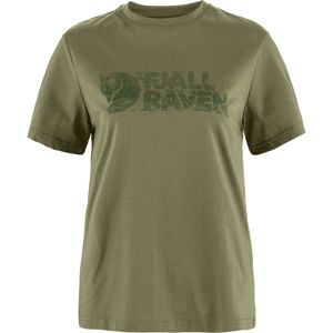 FJÄLLRÄVEN Lush Logo T-shirt W, Green (vzorek) velikost: S