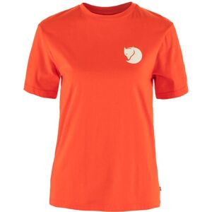 FJÄLLRÄVEN Walk With Nature T-shirt W, Flame Orange (vzorek) velikost: S
