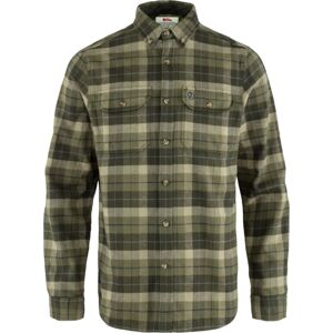 FJÄLLRÄVEN Singi Heavy Flannel Shirt M, Green-Deep Forest (vzorek) velikost: L