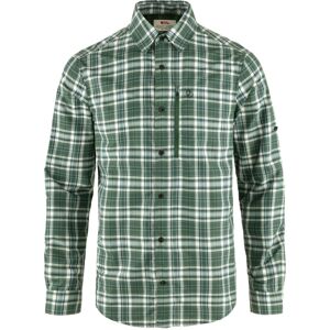 FJÄLLRÄVEN Abisko Hike Shirt LS M, Chalk White-Deep Patina (vzorek) velikost: M