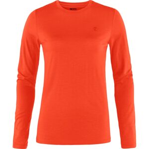 FJÄLLRÄVEN Abisko Wool LS W, Flame Orange (vzorek) velikost: S