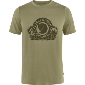 FJÄLLRÄVEN Abisko Wool Classic SS M, Light Olive (vzorek) velikost: L