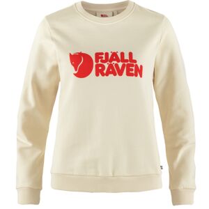 FJÄLLRÄVEN Fjällräven Logo Sweater W, Chalk White/Flame Orange (vzorek) velikost: S