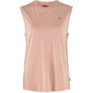 FJÄLLRÄVEN Abisko Wool Tank Top W, Chalk Rose (vzorek) velikost: S