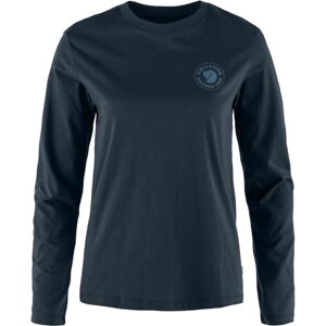 FJÄLLRÄVEN 1960 Logo T-shirt LS W, Dark Navy (vzorek) velikost: S