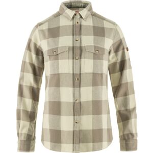 FJÄLLRÄVEN Övik Heavy Flannel Shirt W, Fog-Chalk White (vzorek) velikost: S