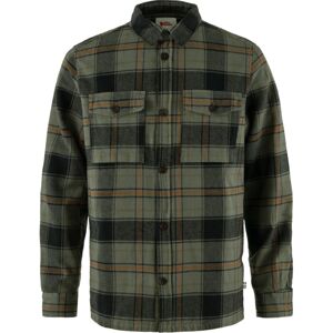 FJÄLLRÄVEN Övik Lite Padded Shirt M, Deep Forest-Black (vzorek) velikost: M