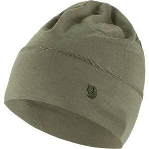 FJÄLLRÄVEN Abisko Lite Wool Beanie, Light Olive (vzorek) velikost: OS (UNI)
