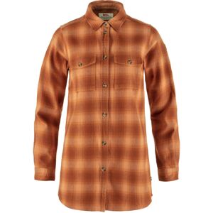FJÄLLRÄVEN Övik Twill ShirtLS W, Desert Brown-Autumn Leaf (vzorek) velikost: S