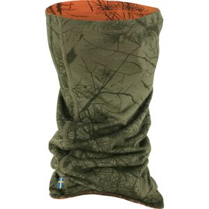 FJÄLLRÄVEN Lappland Neck Gaiter, Green Camo/Orange Multi Camo (vzorek) velikost: OS (UNI)