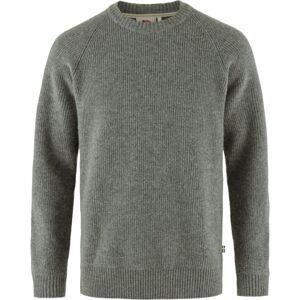 FJÄLLRÄVEN Övik Rib Sweater M, Grey (vzorek) velikost: M