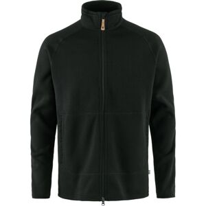 FJÄLLRÄVEN Övik Fleece Zip Sweater M, Black (vzorek) velikost: L