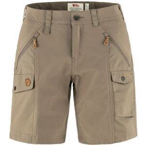 FJÄLLRÄVEN Nikka Shorts Curved W, Suede Brown (vzorek) velikost: 38