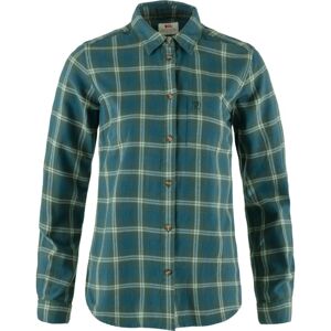 FJÄLLRÄVEN Övik Flannel Shirt W, Deep Sea-Deep Patina (vzorek) velikost: S